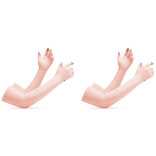 PALAY® Sun Protection Gloves for Women Men Non-Slip Touch Screen Arm Sleeves Breathable Silk Cooling UV Hand Sleeve Full Arm Bike Riding Driving Cycling 2PCS PALAY® Sun Protection Gloves for Women Men Non-Slip Touch Screen Arm Sleeves Breathable Silk Cooling UV Hand Sleeve Full Arm Bike Riding Driving Cycling 2PCS